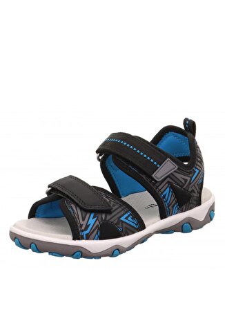 Superfit Siyah - Mavi Erkek Sandalet 1-009470-0020-3