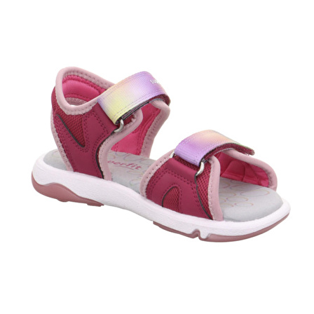 Super Fit  Kız Çocuk - Genç Sandalet 1-009540-5000-1 Süperfit PEBBLES KIRMIZI