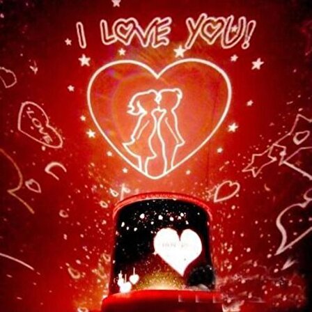 Star Lover Romantic Lamba - Duvar Projeksiyonlu
