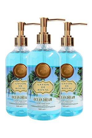 Savon De Royal Tropical Luxury Vegan Sıvı Sabun Ocean Dream 3 x 500 ml