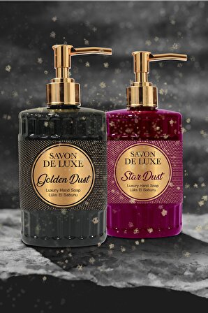 Savon De Luxe Classic Line Golden Dust ve Star Dust Sıvı Sabun 500 ml x 2 Adet