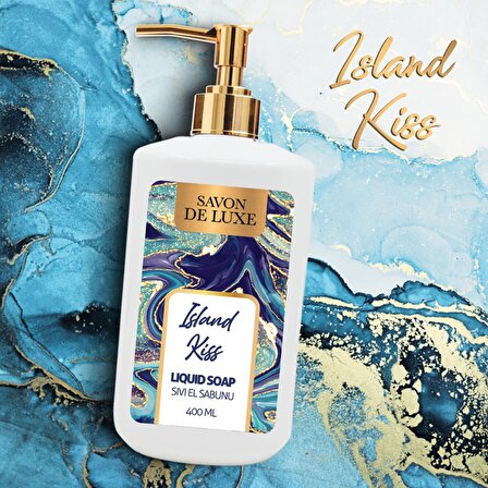 Savon De Luxe Paradise Island Kiss Luxury Sıvı Sabun 400ml x 3 Adet