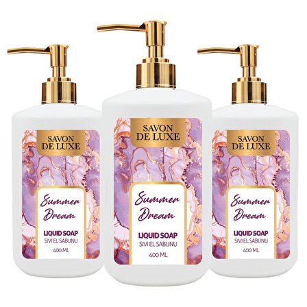 Savon De Luxe Paradise Sunset Dream Luxury Sıvı Sabun 400ml × 3 Adet