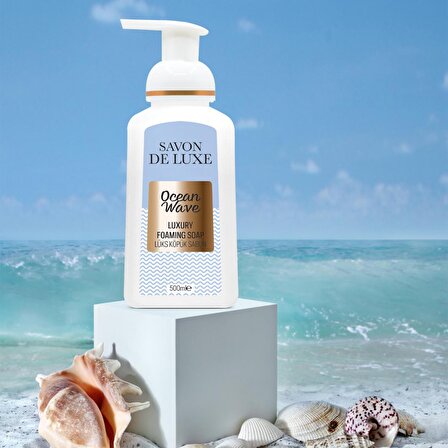 Savon De Luxe Purity Ocean Wave Luxury Köpük Sıvı Sabun 500 ml x 3 Adet