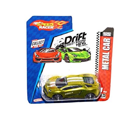 Speed Racer Tekli Metal Araba - Sarı