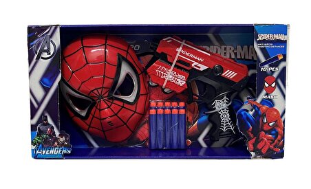 Spiderman Maskeli Dart Atan Spiderman - Nerf Atan Spiderman