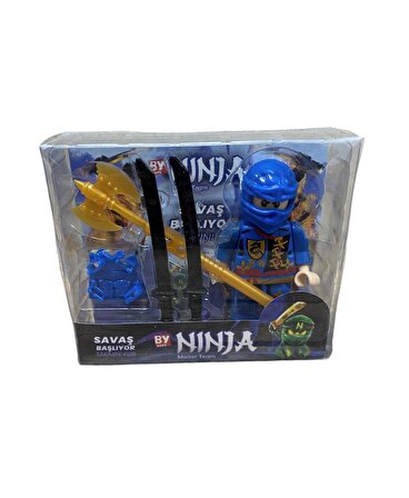  Ninja Figür / Ninja Samuray Oyun Figür / Ninja Samuray Oyun Figür / MAVİ