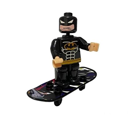 Heroes Karakter Kaykaylı Lego Oyuncak Yenilmezler Kaykaylı Batman Figür Lego Oyuncak