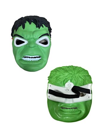 Hulk Maskesi - Yenilmez Süper Kahraman Hulk Maskesi - Sesli ve Işıklı Hulk Maskesi