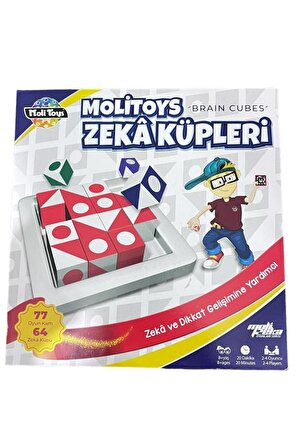 Moli Zeka Küpleri - Zeka Küpleri Brain Cubes Zeka Oyunu Strateji Oyunu 2 - 4 Kişilik