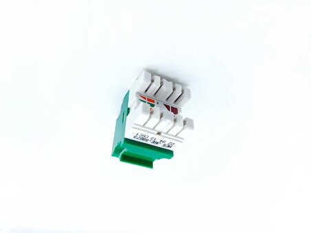 KEYSTONE JACK UTP CAT6 180 D GREEN