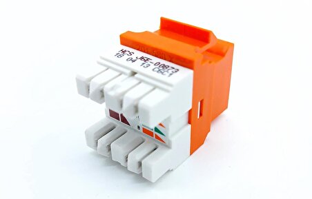 KEYSTONE JACK UTP CAT6 180 D ORANGE