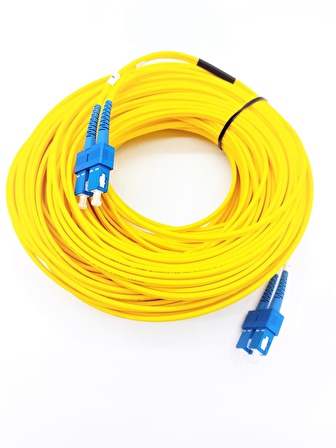 FİBER PATCH CORD SC-SC SM DUPLEX 9/125 40 MT