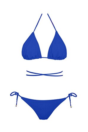 Brezilya Üçgen Ipli Bikini Takım