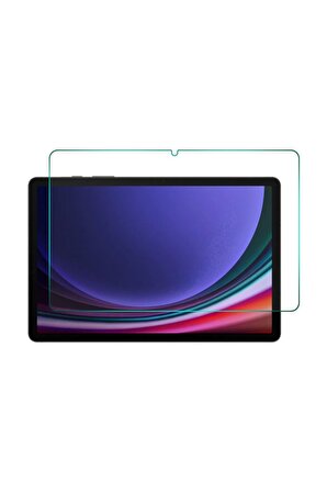 Samsung Galaxy Tab S9 FE SM-X510 ile Uyumlu Kırılmaz Tablet Temperli Cam Ekran Koruyucu