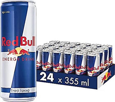 Red Bull 355 ml 24'lü Paket Enerji İçeceği