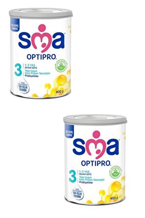 SMA Optipro 3 Probiyotik Devam Sütü 400 gr 2 Adet