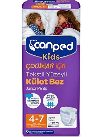 Canped Kids Külot Bez 4-7 Yaş 17-30 KG 36 Adet