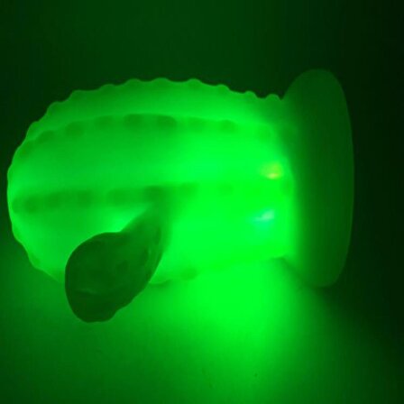 Pilli Silikon Led Işıklı Sevimli Kaktüs Gece Lambası Aydınlatması (4401)