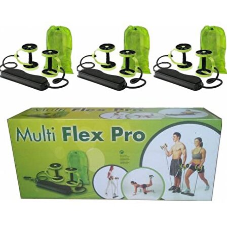 Multiflex Pro Kopmayan Lastikli Spor Aleti Karın Kası ve Şınav Aleti (4401)