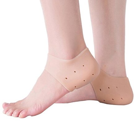 Silikon Topuk Çorabı Ten Rengi (4401)