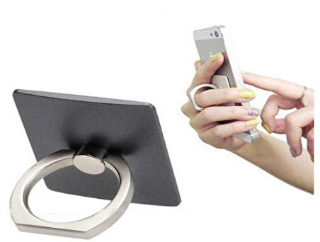 Yüzük Tasarım Telefon Tablet Tutucu Selfie Yüzüğü (4401)