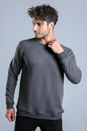 New Age Baskılı Düz Sweat MAR ÖR300