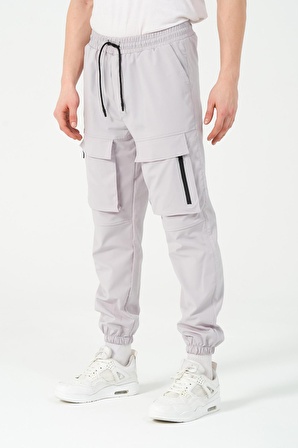 Yan Cepli Lastik Paça Kargo/Jogger Alt Bl 2130-70092