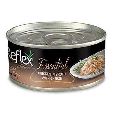 Reflex Plus Tavuk ve Peynirli Yetişkin Kedi Konservesi 70 Gr
