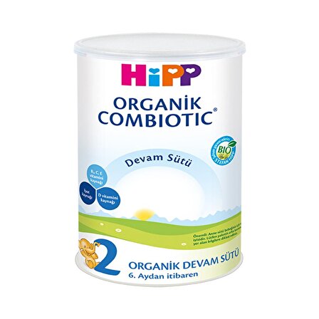 Hipp 2 Organik Combiotic Devam Sütü 350GR Bebek Maması