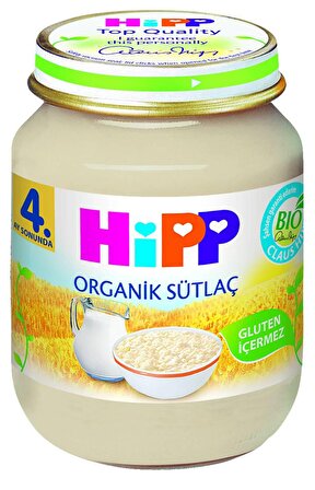 Hipp Organik Sütlaç Kavanoz Mama 125 gr