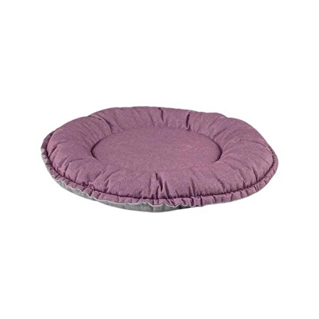 Pet Comfort Sunflower Çift Taraflı Peluş Kedi ve Köpek Yatağı Gri/Pembe 85 Cm