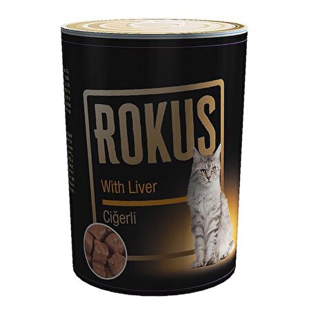Rokus Ciğerli Yetişkin Kedi Konservesi 410 Gr