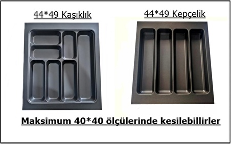 44x49 cm Kaşıklık ve Kepçelik 2'li Set40*40CM ‘E KADAR KESİLEBİLİR