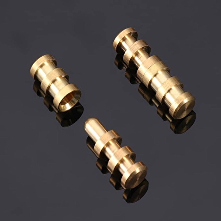 6 ADET Metal, Çap 8.0 mm X 30 mm Açılır Masa Sabitleme Pimi ve Somunu 