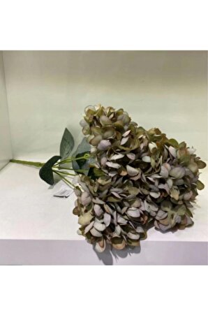 Yeşil Yapay Ortanca Çiçeği 42 Cm