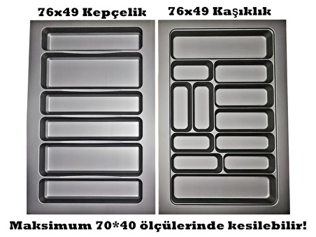 76x49 Kaşıklık Ve Kepçelik 2'li Set (ÜCRETSİZ KESİM)