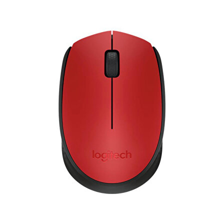 LOGITECH M171 Kırmızı, Siyah Kablosuz Mouse