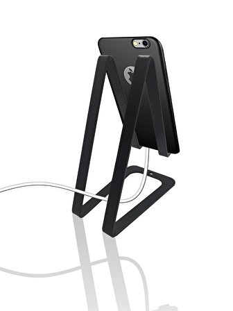 Siyah Metal Telefon Standı