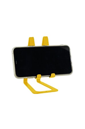 Sarı Metal Telefon Standı
