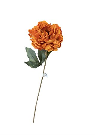 Kuk Çiçek Peony Spray X1 Orange 71 cm