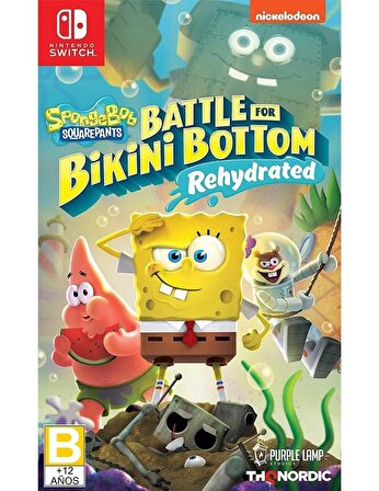 Spongebob Squarepants Battle For Bikini Bottom Rehydrated Nintendo Switch