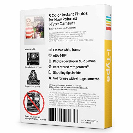 Polaroid Color I-Type Uyumlu 8'li Film
