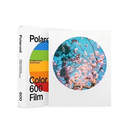 Polaroid Color 600 Film Round Frame