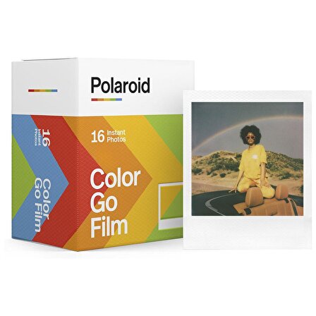 POLAROID EVERYTHING GO Beyaz Instant Fotoğraf Makinesi ve 16'lı Film Seti