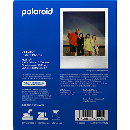 Polaroid Color 600 Instant Film 24 Poz (Ürt: 06-2023)