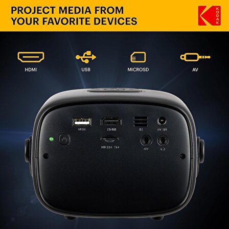 Kodak Flık X2 Mini Pico HD Taşınabilir Projeksiyon Cihazı