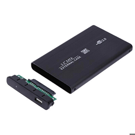 TriLine 2.5" Sata SSD Usb 2.0 Harici Harddisk Kutu Slim Alüminyum