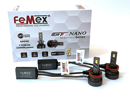 FEMEX GT NANO Csp LEXTAR H8/11 Led Xenon Led Headlight