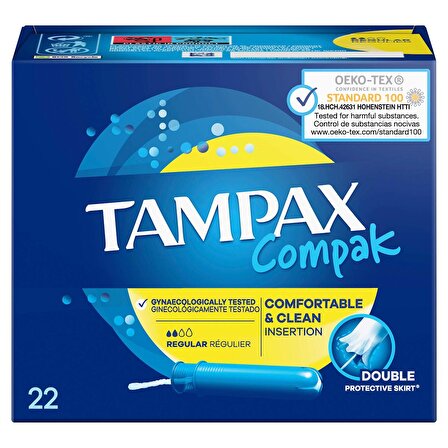 Discreet Tampax Compak Regular 22'Li Tampon